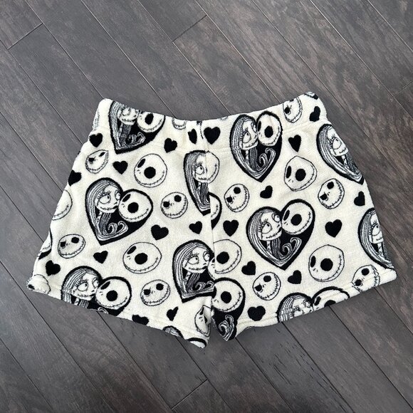 Disney Women's Nightmare Before Christmas Large Fleece Sleep Shorts NWOT - Picture 4 of 9